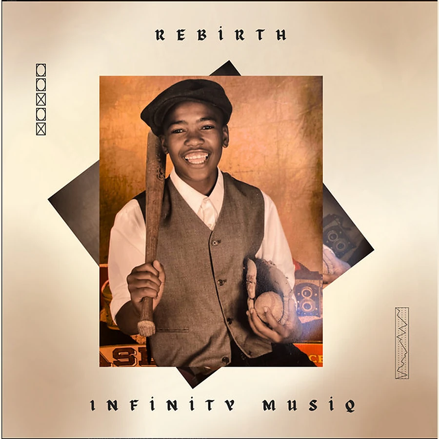 Portada de Rebirth, álbum de Infinity MusiQ publicado en 2025.